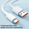 Fast Charger Cable  Quick  Charging for Xiaomi  100-240V, USB Charger Cable Sleek Charging Design, Durable Charging Port
